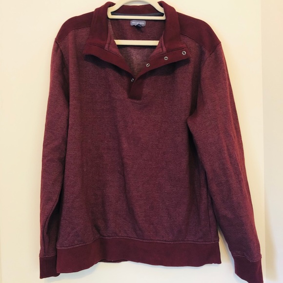 Van Heusen Other - Van Heusen Large Burgundy Pullover C58